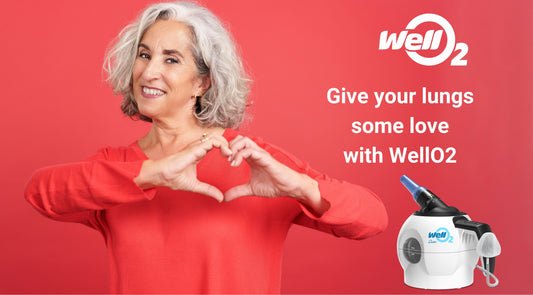 A woman forming a heart shape with her hands