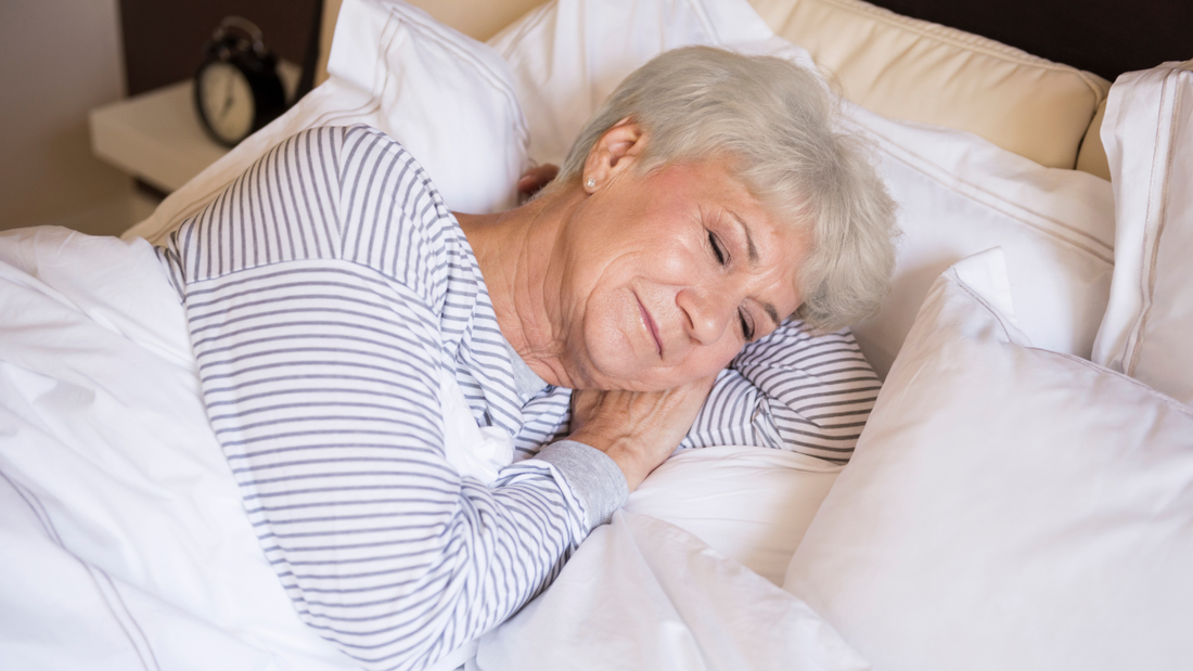 A woman sleeping peacefully
